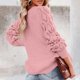thumbnail image 4 of Pntutb Mujeres Casual Moda Sólido Hollow Out Pullover Manga Larga Cuello Redondo Suéter Pntutb Pntutb-2848, 4 of 9