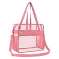 thumbnail image 2 of Clear Stadium Bag - Transparent Concert Purse - Security Approved PVC Tote for Events Sports - Clear Crossbody Bag for Stadium Venues - Travel Tote -, 2 of 5
