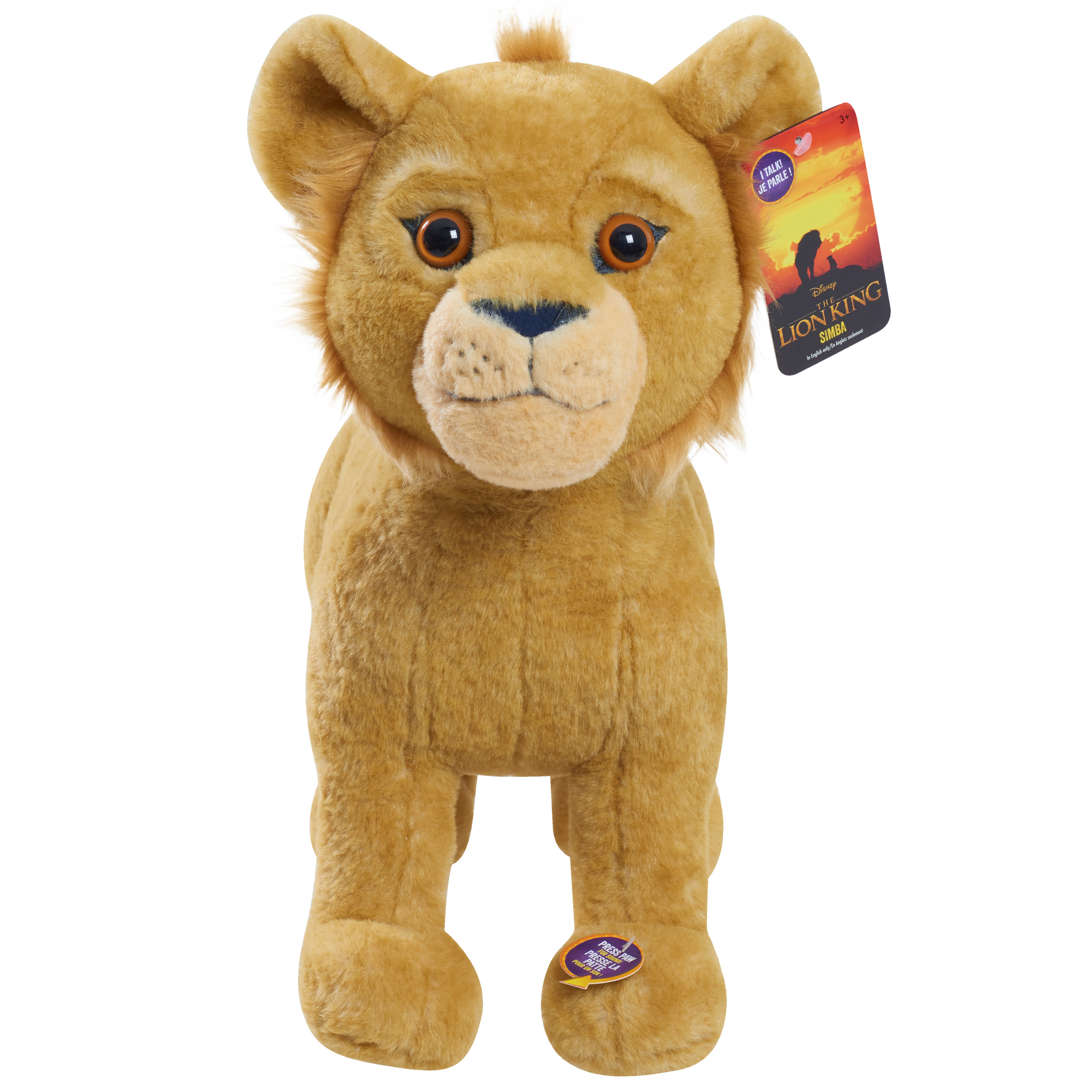 Disney's The Lion King Large Plush Simba, Stuffed Animal, Lion, Officially Licensed Kids Toys for Ages 3 Up, Gifts and Presents - image 4 of 4