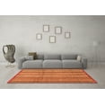 thumbnail image 3 of Ahgly Company Indoor Rectangle Abstract Orange Modern Area Rugs, 2' x 5', 3 of 4