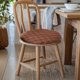 thumbnail image 4 of Cojín redondo de felpa, cojín para silla de tatami, cojín para suelo, taburete redondo, mesa de comedor, silla de comedor, cojín redondo, cojín para asiento de invierno, 4 of 6