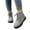 Gray |#18, variant on Winter Snow Boots for Women, Warm Fur Lined Ankle Boots Comfortable Suede Lace Up Booties Cute Flat Shoes (Black,42)