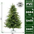 thumbnail image 3 of Fraser Hill Farm 12-Ft. Woodside Pine Christmas Tree, FFWS012-0GR, 3 of 8