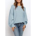 thumbnail image 3 of Dellytop Women's Long Balloon Sleeve Pullover Sweaters, 3 of 4