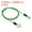 Green 2.5mmx1m, variant on Uxcell 2.5mmx1m Coated Security Steel Cable Luggage Lock Wire Rope Double Loop Green 2 Pack