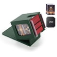 thumbnail image 1 of Vitrina doble MTG Deck Box Stepane, piel sintética, verde, 1 of 6