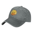 thumbnail image 2 of DouZhe Adjustable Washed Cotton Baseball Cap - NFT Digital Crypto Currency Prints Vintage Dad Hat Unisex Sports Caps (Gray), 2 of 7