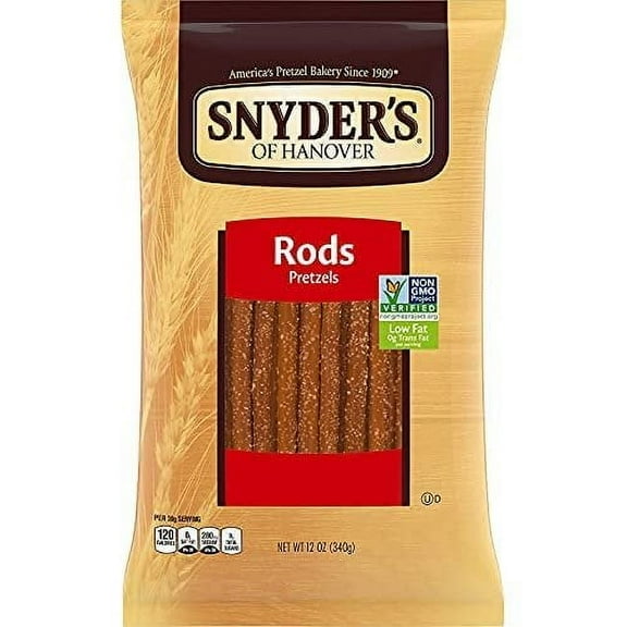 Snyder's Pretzel Rods 12oz - Pack of 2