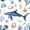White Blue 03, variant on meiyoeat Cute Ocean Jellyfish Star Whale Twin Duvet Cover for Boys Girls, Kawaii Marine Wildlife Twin Bedding, Blue White, Polkadot Reversible, 2-Piece, 1 Duvet Cover and 1 Pillowcase