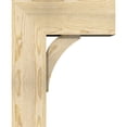 thumbnail image 3 of Ekena Millwork 8"W x 18"D x 22"H Thorton Block Rough Sawn Bracket w/ Offset Brace, Douglas Fir, 3 of 25