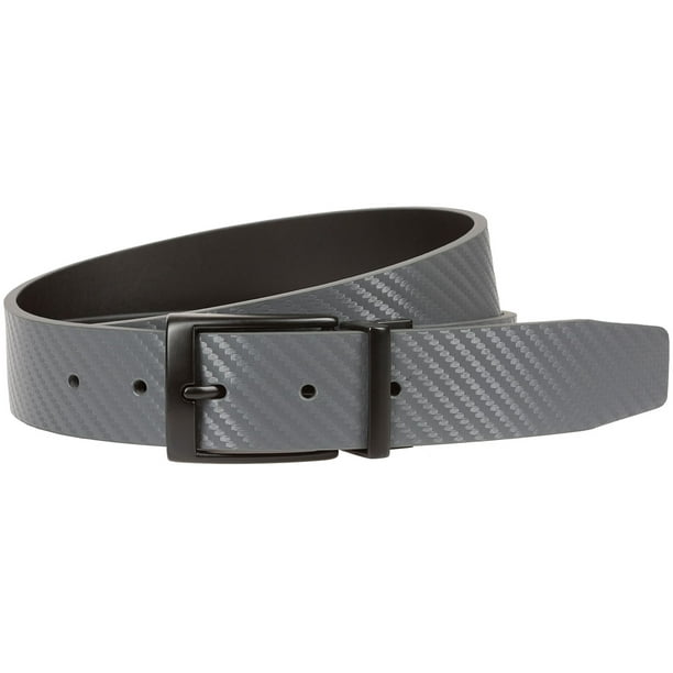 Nike Nike Men's Carbon Fiber Matte Reversible Golf Belt (Grey/Black