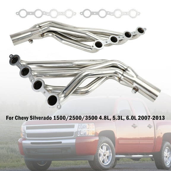 2007-2013 Chevy Silverado 1500/2500/3500 4.8L 5.3L 6.0L Long Tube Exhaust Header kits Generic