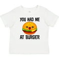 thumbnail image 3 of Inktastic You Had Me At Burger Boys or Girls Baby T-Shirt, 3 of 5