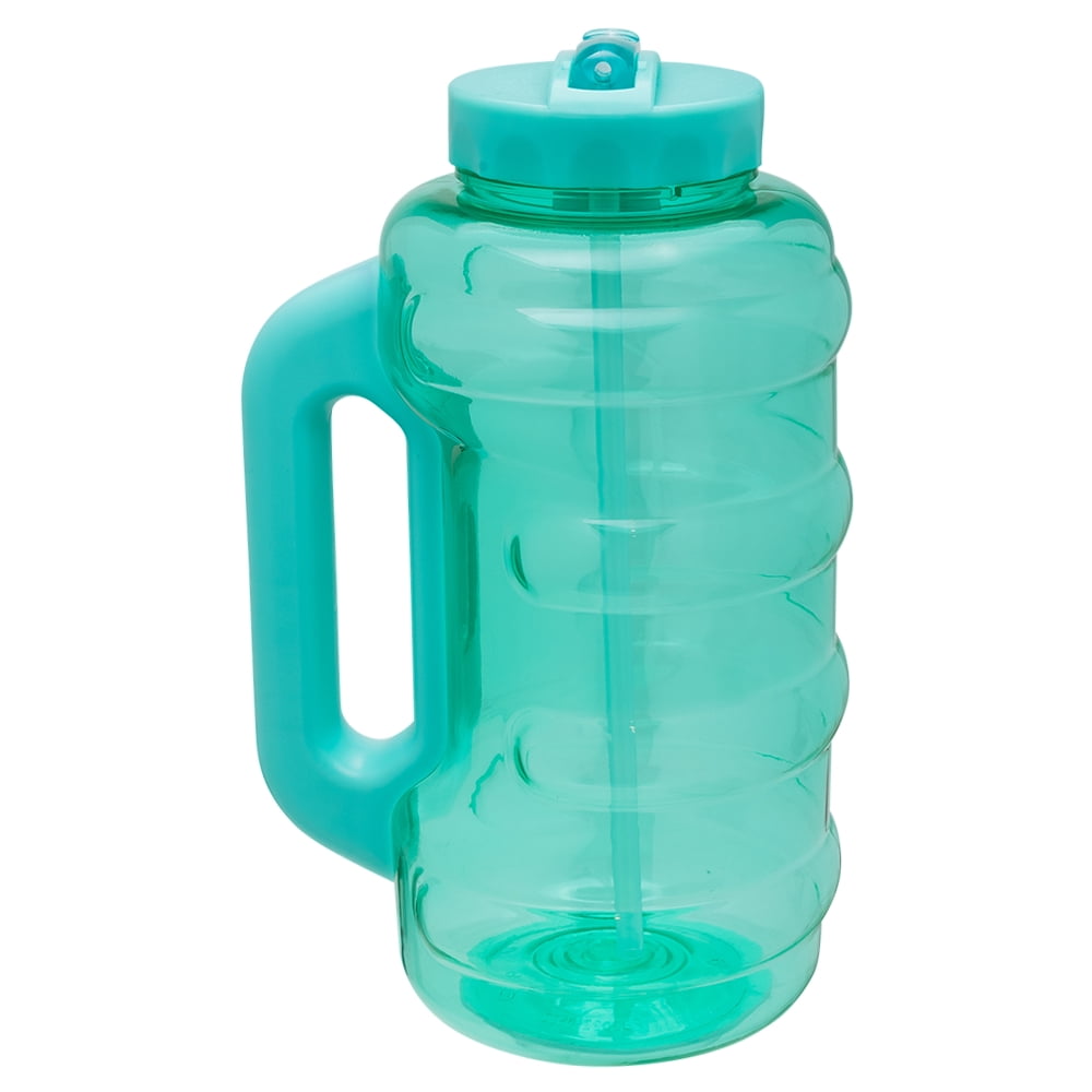 Cool Gear 3-Pack BEAST 64 oz Jug with Handle | Large Capacity Water bottle for Athletes, Fitness, Gym, & Outdoor Sports | Wide mouth, Leak proof - Green Tea Pack