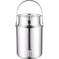 thumbnail image 1 of Stainless Steel Milk Can, 5l With Spigot Zy, 1 of 5