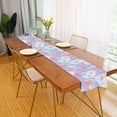 thumbnail image 2 of Yayeee Table Runner 90 inches Long Home Kitchen Dinning Party Decoration, Pink Daisy, 2 of 7