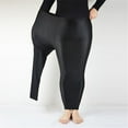 thumbnail image 2 of VISNXGI Women Shiny Gym Pants Fitness Leggings Candy Color Ankle Length Trousers Solid Fluorescent Spandex Elastic New Bottom, 2 of 7