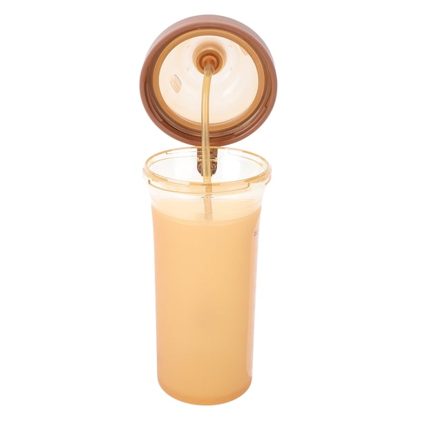 Biberón, Orificio Para Pezón En Y, Tapa Abatible, Biberón De Leche Para Bebé De Boca Ancha, 240 ML, Tetina De Flujo Suave Para Viajes