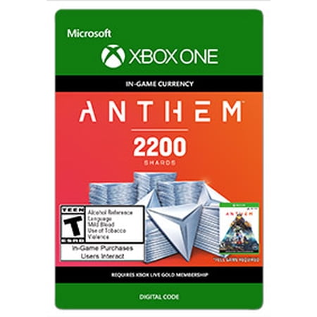 Anthem 2200 Shards - Xbox One [Digital]