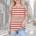 thumbnail image 1 of YUNAFFT T-shirts Décontractés à Imprimé pour Enfants Manches Courtes Col Rond Design Graphique Mignon Style Ludique, 1 of 9