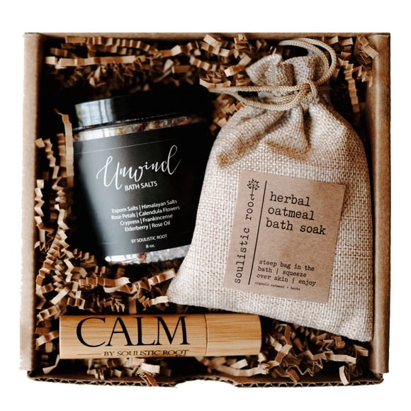 Set de regalo de baño Soulistic Root Relaxing con aceites esenciales