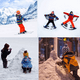 thumbnail image 5 of Guantes de invierno para niños, guantes de snowboard al aire libre con aislamiento impermeable para la nieve, 5 of 5