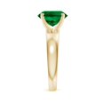 thumbnail image 3 of ANGARA Lab Grown 2.25 Ct Prong-Set Oval Emerald Solitaire Engagement Ring in 14K Yellow Gold for Women (Size-10x8mm) | May Birthstone, Anniversary, Jewelry Gift for Women | Lab Grown Emerald Ring, 3 of 8