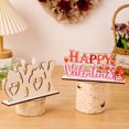 thumbnail image 5 of Valentine's Day Theme Wooden Table Decor for Dining Room, Romantic Heart Themed Centerpiece for Anniversary, Rustic Farmhouse Wedding Decor, Scenic Layout for Shelf Mantel, 5 of 7