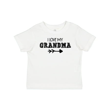 

Inktastic I Love My Grandma with Arrow Gift Baby Boy or Baby Girl T-Shirt