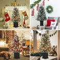 thumbnail image 5 of Senfot 3 Ft Prelit Christmas Tree, Mini Xmas Tree with 78 Led Lights, Small Tabletop Artificial Christmas Tree for Indoor Outdoor Christmas Decorations, 5 of 8