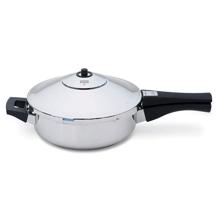 Kuhn Rikon Duromatic Stainless Steel Frying Pan Pressure Cooker