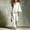 White, variant on Gamivast 2 Piece Tracksuit Set for Women Hooded Long Sleeve Pullover and Jogger Pants with Elastic Cuffs Relaxed Fit Lounge Outfit Pink L