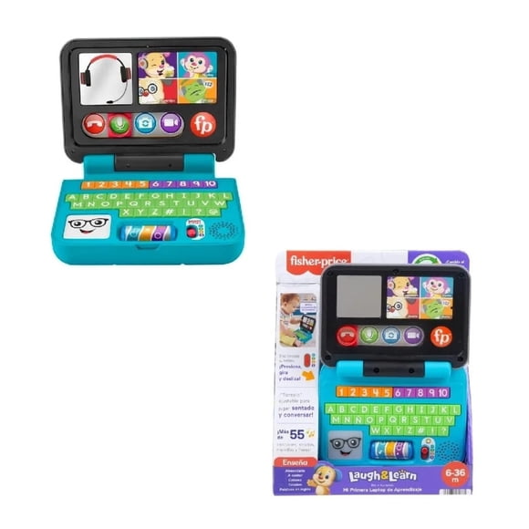 Sistema de Aprendizaje Electrónico para bebés Fisher-Price Mi Primer Laptop Infant de Aprendizaje