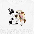 thumbnail image 4 of Inktastic I'm Two-cowgirl Riding Horse Birthday Girls Toddler Dress, 4 of 5