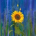 thumbnail image 2 of Longfellow Designs 15x15 Gold Ornate Wood Framed with Double Matting Museum Art Print Titled - Sunflower, 2 of 4