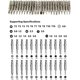 thumbnail image 4 of Kit De Destornilladores 25 En 1 Y Puntas Magnéticas Con Estuche, Destornillador Magnético De Precisión, Kit De Destornilladores Torx Para Celular, Computadora Portátil, Relojes, Gafas, Co,11 Feliz Sencillez, 4 of 5