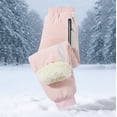 thumbnail image 2 of YunPes Youth Thermal Hiking Pants Boys Girls Plush Fleece Lined Snowpants Windproof Elastic Waist Track Pants Winter Pull On Joggers, 2 of 4