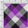 thumbnail image 2 of oneOone Polyester Spandex Purple Fabric Tartan Craft Projects Decor Fabric Printed By The Yard 56 Inch Wide-6677, 2 of 4
