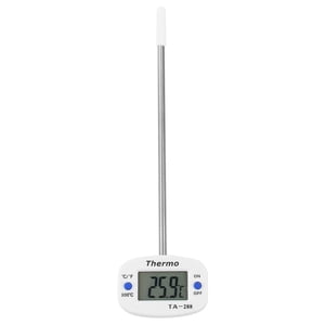 Thermomètre à Viande Numérique, Thermomètre De Température des Aliments Avec Sonde En Acier Inoxydable, Gadgets De Cuisine Avec écran LCD Pour la Cuisson, le Brassage, le Barbecue, le Café