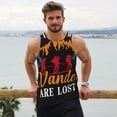 thumbnail image 6 of Pofeuu Not All Who Wander Are Lost Hiking Print Men's Workout Tank Tops Sleeveless Muscle Gym Shirt Quick Dry-Medium, 6 of 7