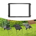 thumbnail image 1 of Tablero de mesa de parrilla de hierro, tablero de conexión, equipo de camping de mesa, muebles de picnic al aire libre de fácil instalación, placa de Estilo A, 1 of 8