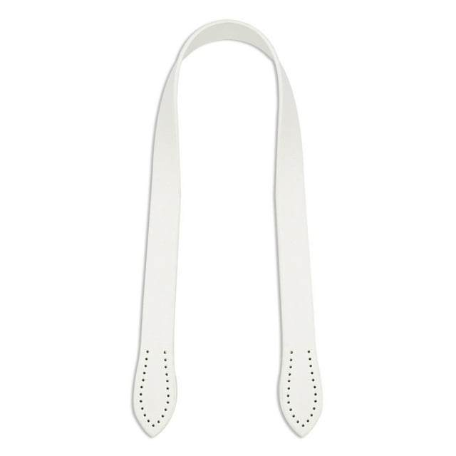 PU Leather Handbag Lifting Handle Modified Handle Modified DIY DIY Decorative Leaf Shape Easy Matching Shoulder Bag Strap Accessories White