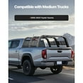 thumbnail image 2 of KFFKFF Overland Truck Bed Rack, 49.2-67.9 in Width, Adjustable Overland Bed Cargo Rack with Sidebar, 900 lbs Static Capacity, Heavy Duty Steel, for Mid-Size Trucks, 2 of 9
