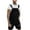 Black, variant on Hvyesh 2025 Men Denim Shorts Bib Overalls Regular Fit Above Knee Length Rompers Casual Walkshort Summer Jumpsuit with Pockets