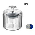 thumbnail image 1 of Fuente De Agua Para Mascotas, Dispensador De Alimentador De Agua De Filtrado De Tres Niveles Ajustable Eléctrico Para Perros, Gatos, Bebida matsuzay PT001652-01, 1 of 7