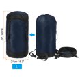 thumbnail image 2 of Unique Bargains Compression Stuff Sack, 18L Waterproof Sleeping Bag for Backpacking, Dark Blue, 2 of 7