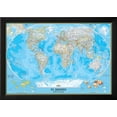 thumbnail image 2 of Spanish Classic World Map, Framed Art Print Wall Art by National Geographic Maps Sold by Art.Com, 2 of 5