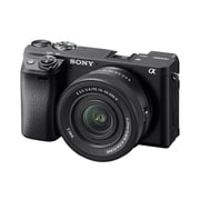 Sony Alpha a6400 Mirrorless Camera with E PZ 16-50mm f/3.5-5.6 OSS II Lens, Black