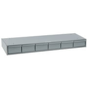 Durham Mfg Drwr Bin Cab,4" H,33-3/4" W,Gray Drwr 002-95