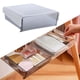 thumbnail image 5 of Organizador de caja de almacenamiento oculta debajo de la mesa para maquillaje de oficina y papelería negro grande, 5 of 8